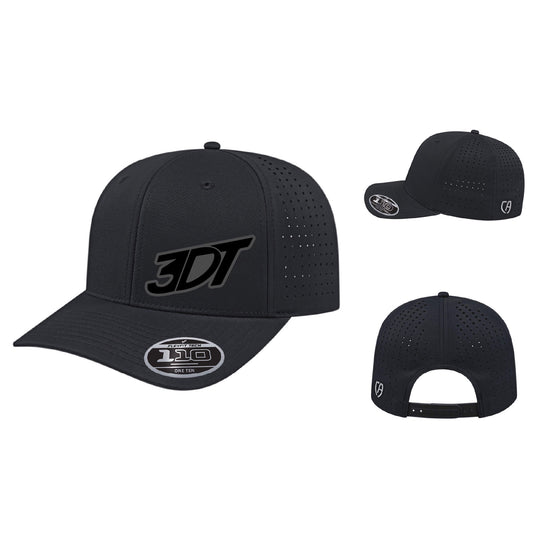 3DT Dimensional Embroidered Flexfit 110 Perforated Performance Snapback Cap